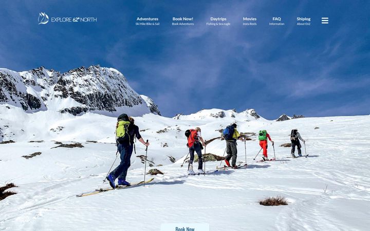 Screenshot of explore62.com