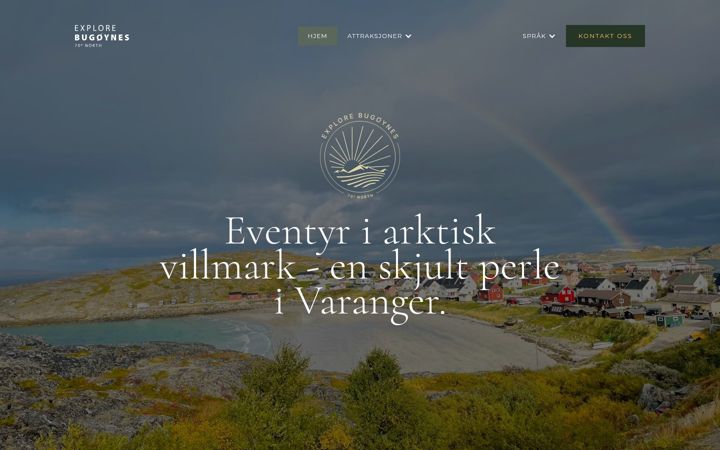 Screenshot of explorebugoynes.no
