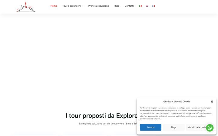 Screenshot van exploreetna.it