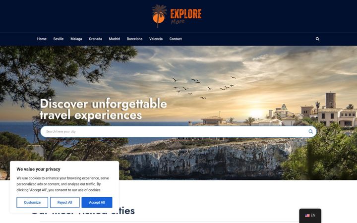 Screenshot του exploremore.es