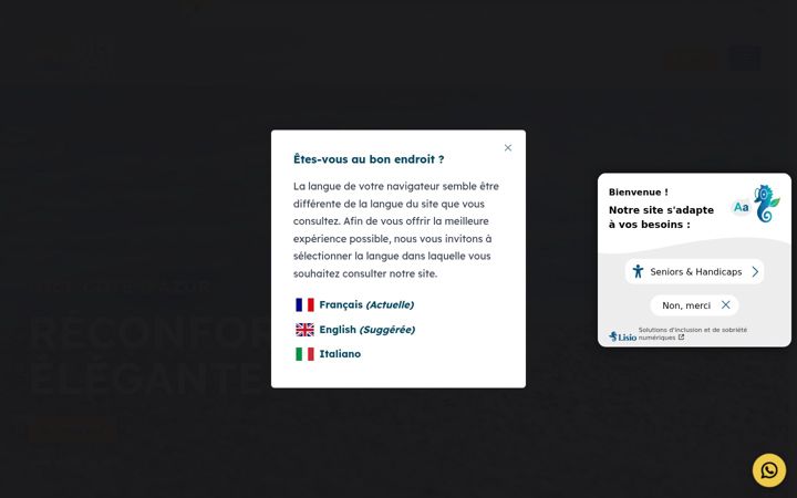 Screenshot of explorenicecotedazur.com