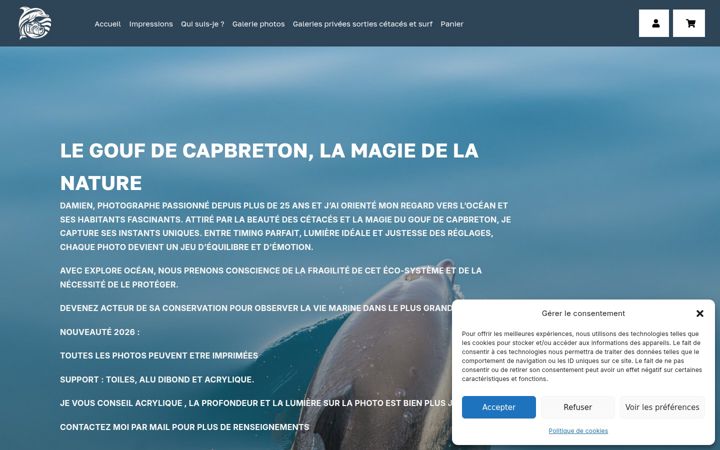 Screenshot of explorephoto.fr