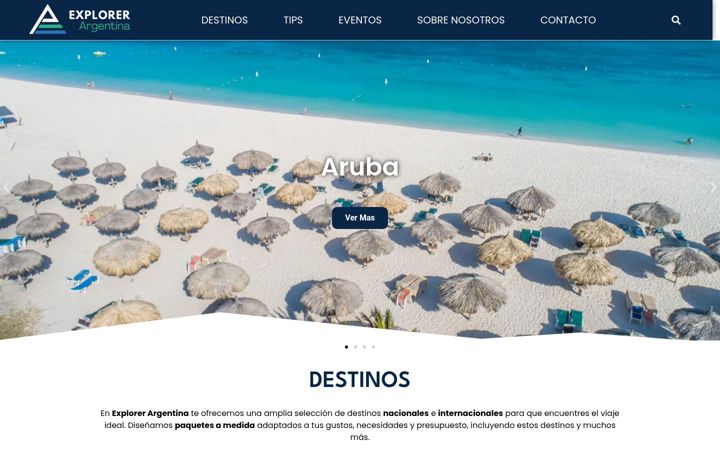 Screenshot of explorerargentina.com