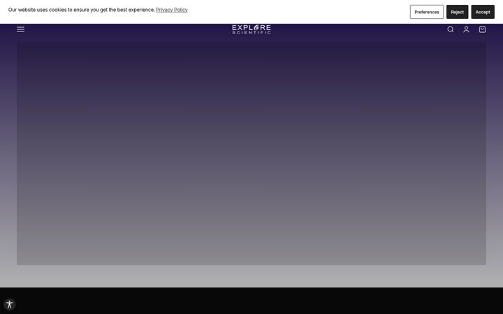 Captura de pantalla de explorescientific.com