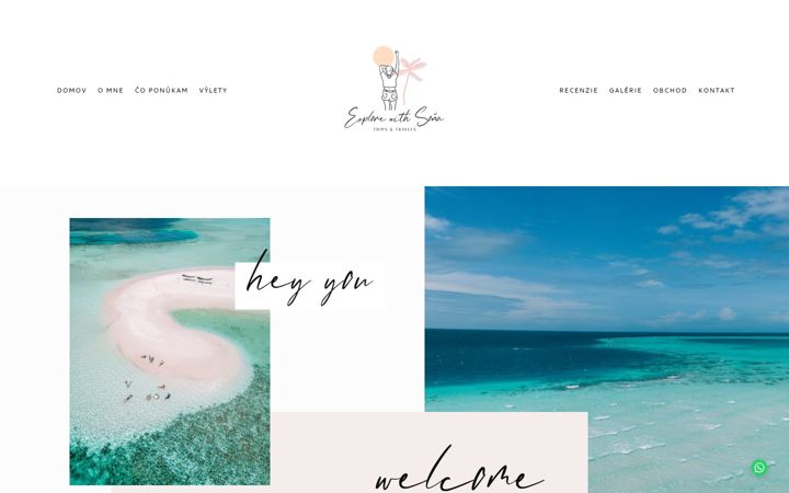 Screenshot of explorewithsona.com