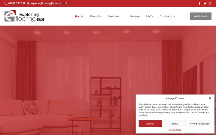 Screenshot of exploringflooringltd.co.uk
