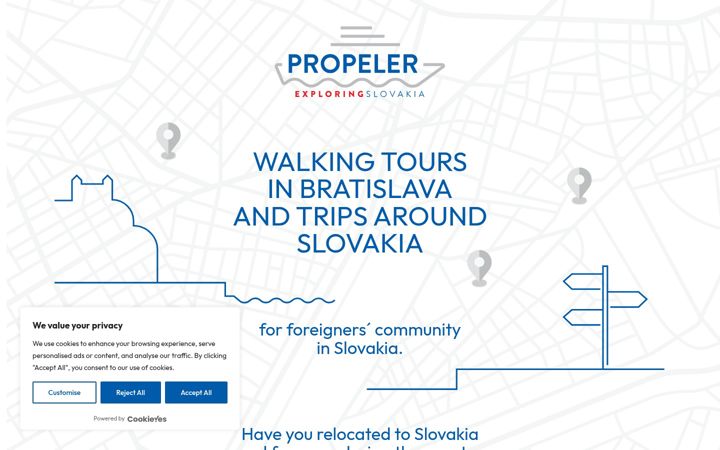 Screenshot of exploringslovakia.com