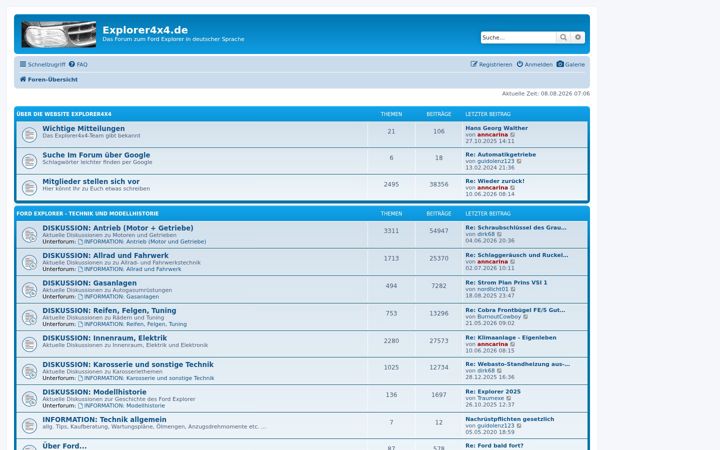 Screenshot of exploristen.de