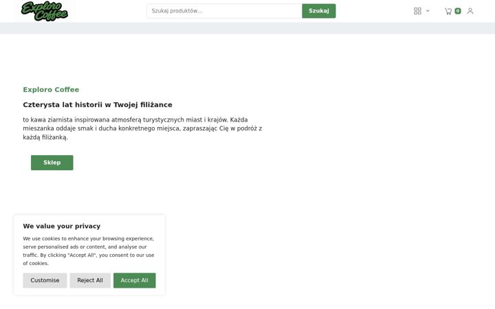 Screenshot of explorocoffee.com