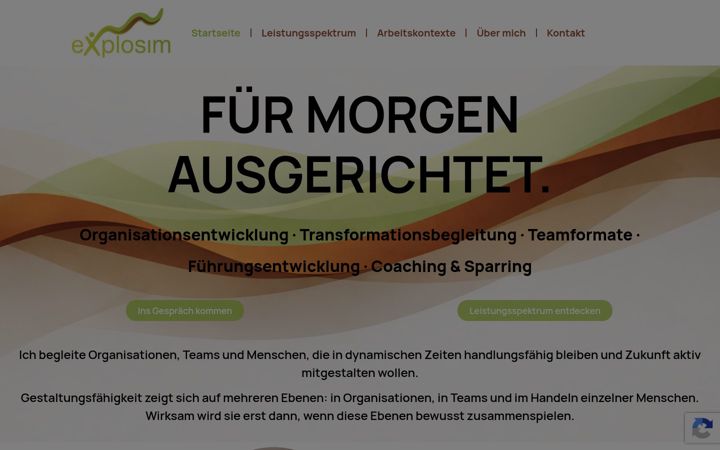 Screenshot of explosim.de
