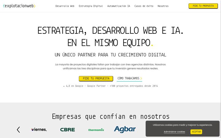 Screenshot of explotacionweb.es