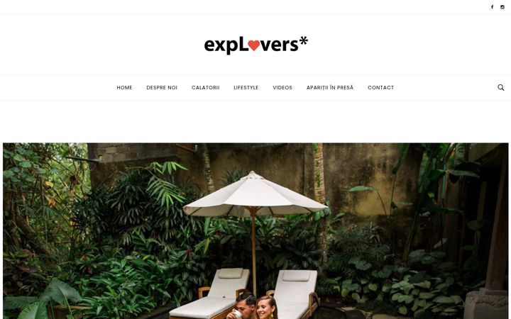 Screenshot of explovers.ro