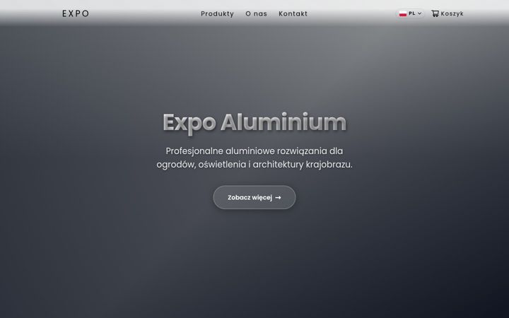 Ekraanipilt saidist expo-aluminium.pl