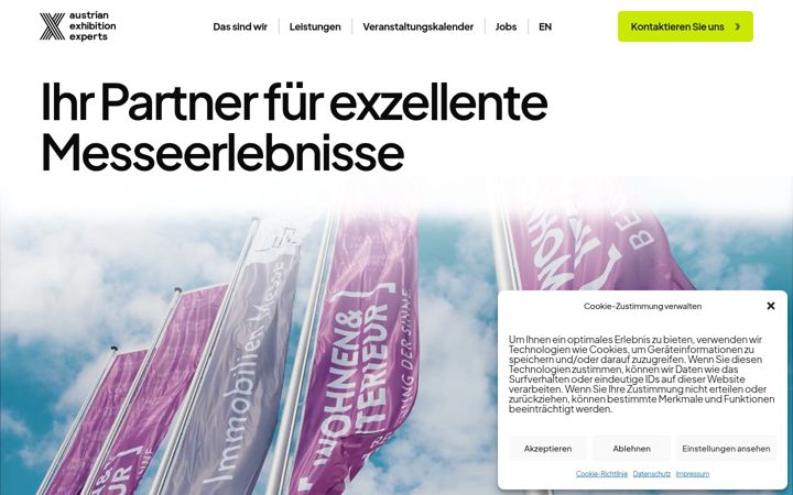 Screenshot of expo-experts.at