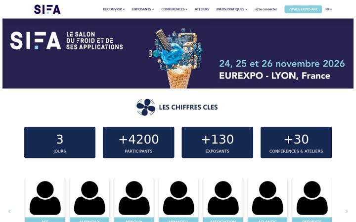 Screenshot of expo-sifa.com