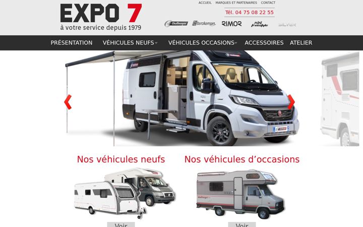 Screenshot of expo7.fr