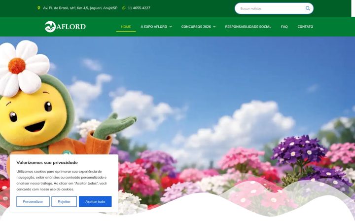 Screenshot ta' expoaflord.com.br