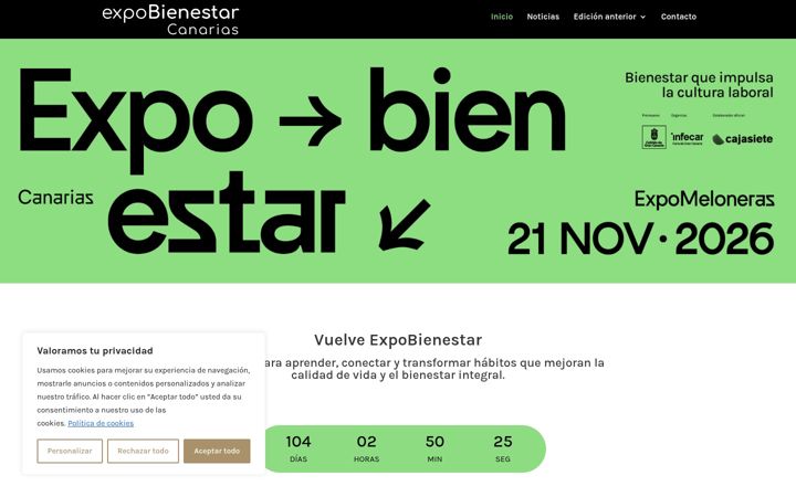 Screenshot of expobienestar.es
