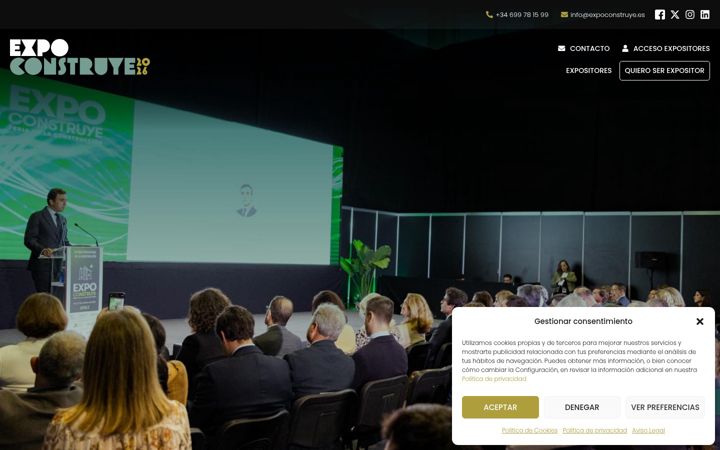 Screenshot του expoconstruye.es