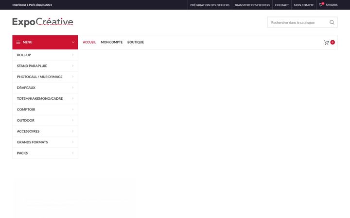 Screenshot of expocreative.com