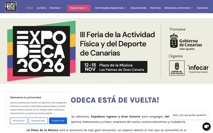 Screenshot του expodeca.es