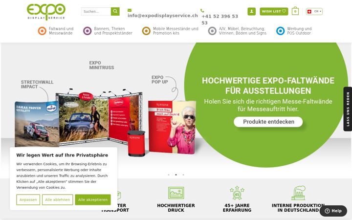Screenshot of expodisplayservice.ch