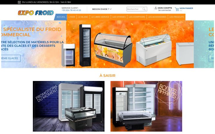 Screenshot of expofroid.com