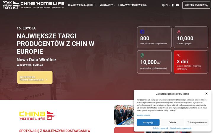 Screenshot of expohomelife.com