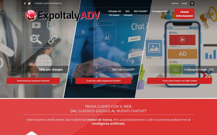 Screenshot of expoitalyadv.it