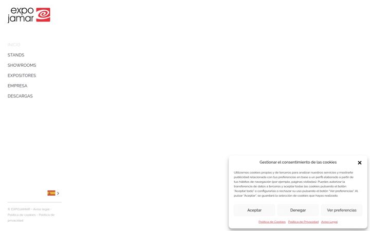 Screenshot of expojamar.com