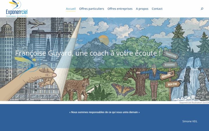 Screenshot of exponenciel-coaching.fr