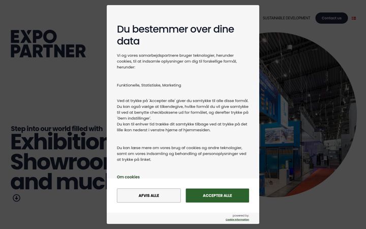 Screenshot of expopartner.dk