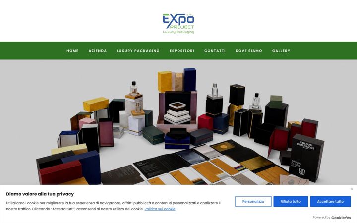 Screenshot of expoproject.it