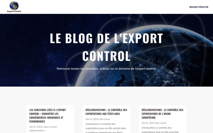 Screenshot of export-control.fr