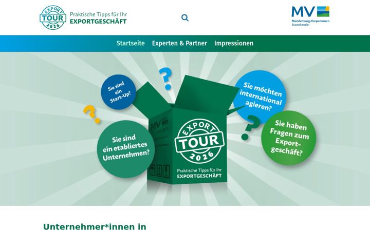 Zrzut ekranu export-tour.de
