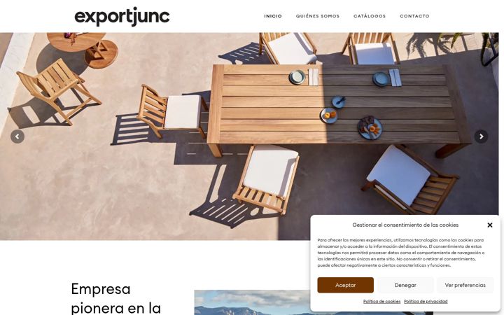 Screenshot of exportjunc.com