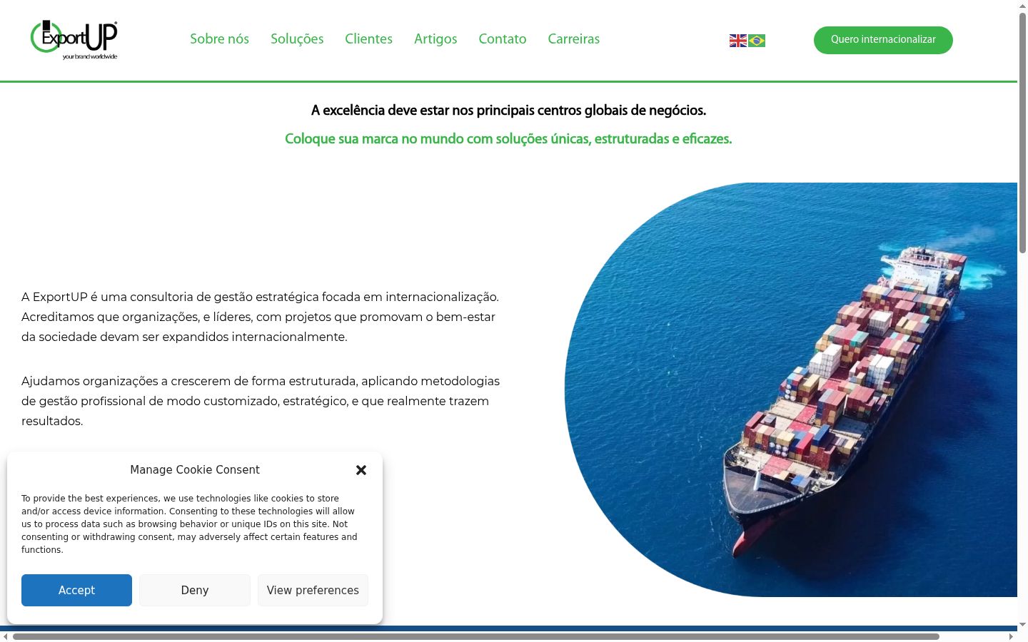 Screenshot tal-banner tal-kunsens muri qabel kwalunkwe interazzjoni