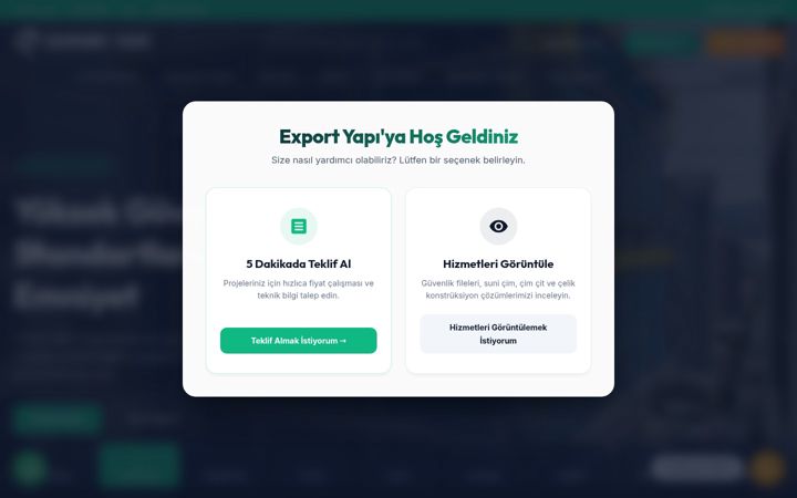 Screenshot of exportyapi.com