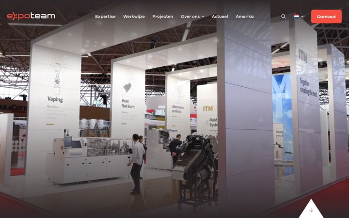 Screenshot of expoteam.nl