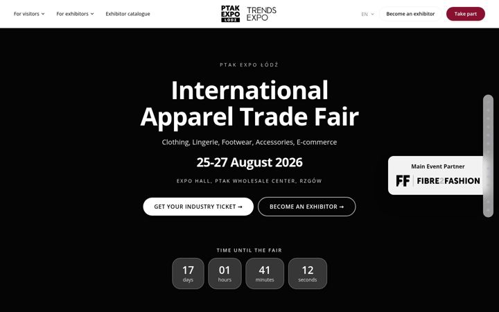 Screenshot of expotrends.eu
