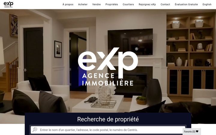 Screenshot of expquebec.com