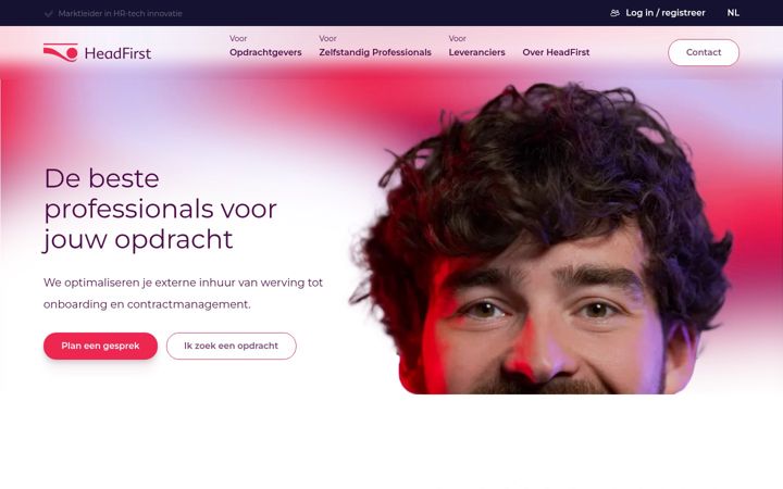 Screenshot of expr.nl
