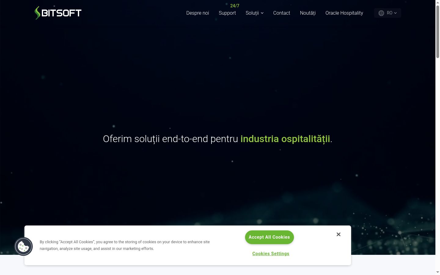 Ekraanipilt nõusolekubännerist, mida näidati enne mis tahes suhtlust