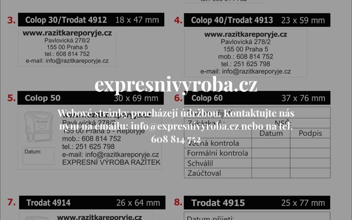 Screenshot of expresnivyroba.cz