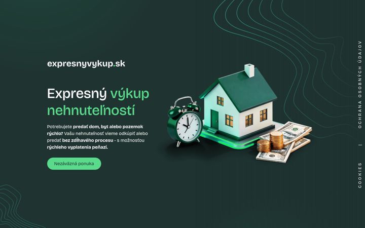 Screenshot of expresnyvykup.sk