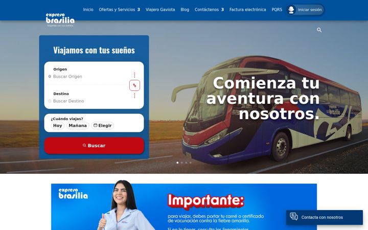 Screenshot of expresobrasilia.com