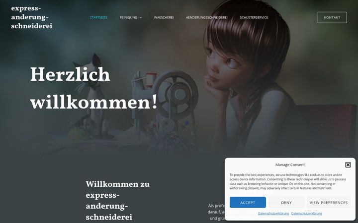 Zrzut ekranu express-anderung-schneiderei.de