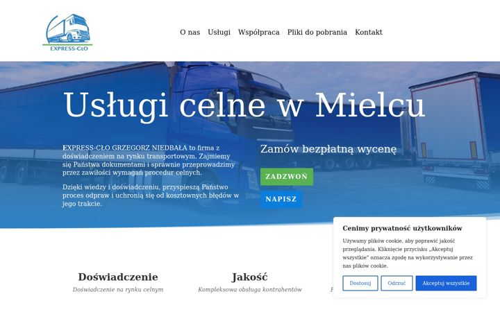 Screenshot of express-clo.com.pl