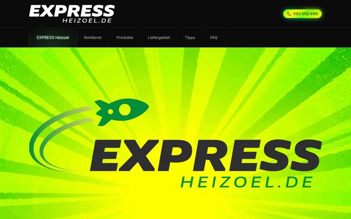 Zrzut ekranu express-heizoel.de