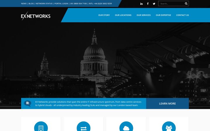 Screenshot of express-hosting.co.uk